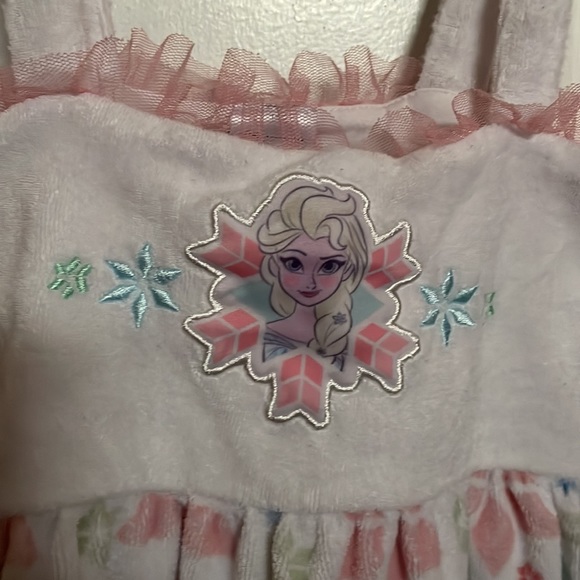 Disney Store Frozen Elsa Terry Cloth Coverup Kids size 5/6. - Picture 2 of 8